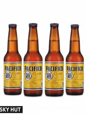 Pacifico Clara Premium Lager 4-Pack (4x355ml Bottles)