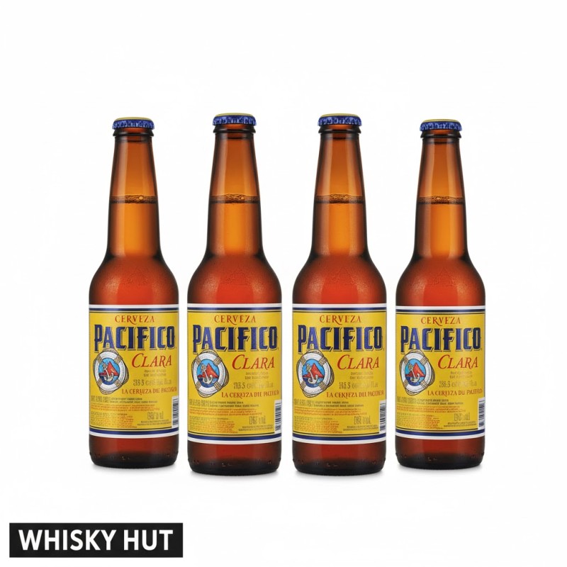 Pacifico Clara Premium Lager 4-Pack (4x355ml Bottles)