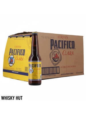 Pacifico Clara Premium Mexican Lager 24-Pack (24x355ml Bottles)