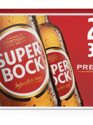 Super Bock Portuguese beer 24 bott. Super Bock Portuguese beer 24 bott.