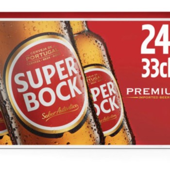 Super Bock Portuguese beer 24 bott.