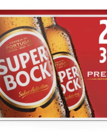Super Bock Portuguese beer 24 bott.