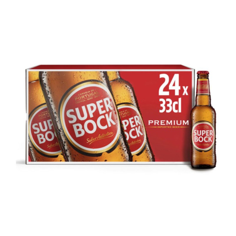 Super Bock Portuguese beer 24 bott.