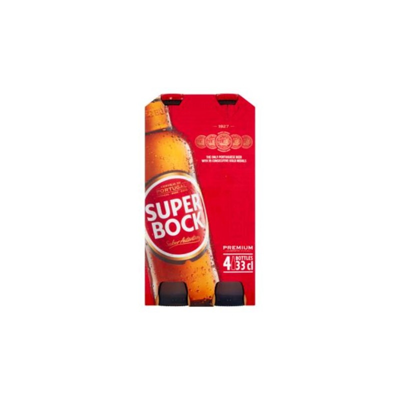 Super Bock Portuguese beer 4 Pack
