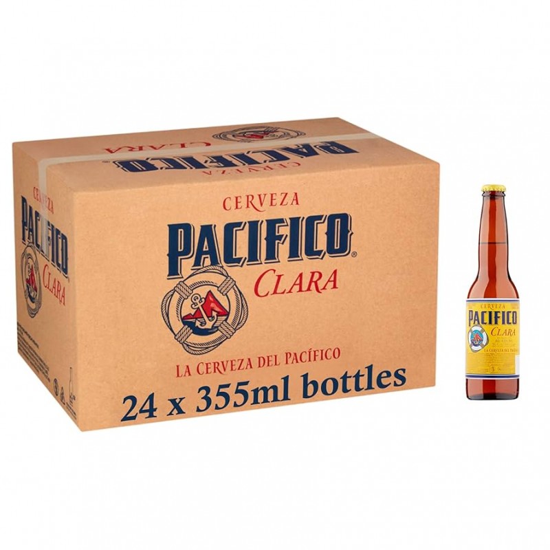 Pacifico Clara Beer 24 bottles 