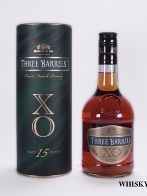 Three Barrels XO 15 Year Old Rare Old French Brandy 35cl ( old Label ) Three Barrels XO 15 Year Old Rare Old French Brandy 35cl ( old Label )