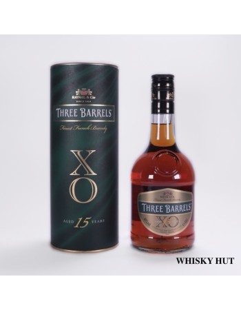 Three Barrels XO 15 Year Old Rare Old French Brandy 70cl ( old Label )