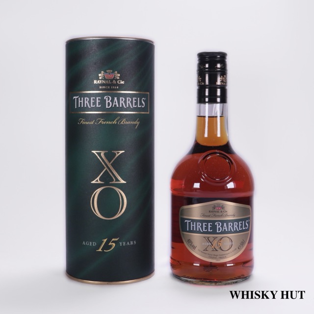 Three Barrels XO 15 Year Old Rare Old French Brandy 70cl ( old Label )