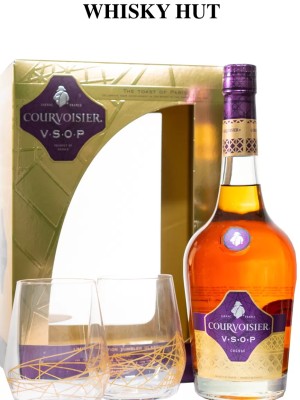 Courvoisier VSOP Cognac Gift Set 70cl with Two Glasses