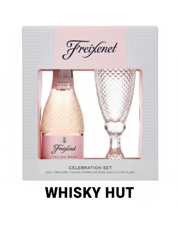 Freixenet Italian Sparkling Rosé 20cl Gift Set with Cut Glass Flute