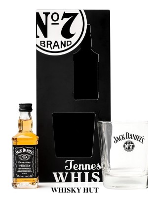 Jack Daniel's Old No. 7 Miniature 5cl Gift Set with Tumbler