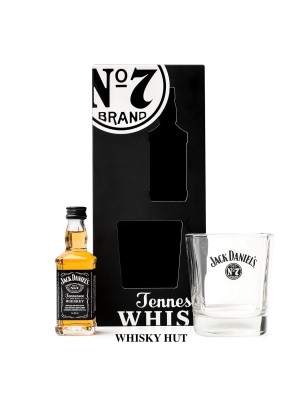 Jack Daniel's Old No. 7 Miniature 5cl Gift Set with Tumbler Jack Daniel's Old No. 7 Miniature 5cl Gift Set with Tumbler
