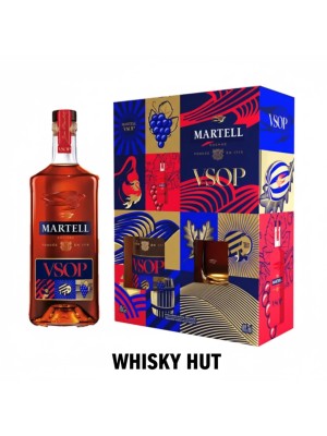 Martell V.S.O.P. Fine Cognac 70cl Gift Set with 2 Branded Glasses Martell V.S.O.P. Fine Cognac 70cl Gift Set with 2 Branded Glasses