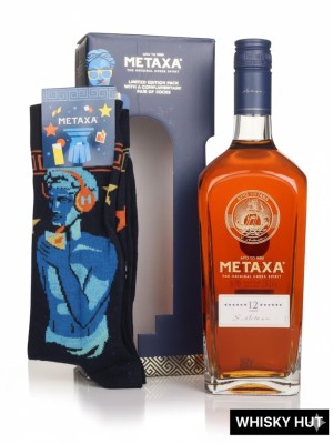 Metaxa 12 Stars Greek Spirit 70cl - Gift Set with Socks Metaxa 12 Stars Greek Spirit 70cl - Gift Set with Socks