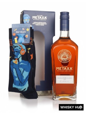 Metaxa 12 Stars Greek Spirit 70cl - Gift Set with Socks Metaxa 12 Stars Greek Spirit 70cl - Gift Set with Socks