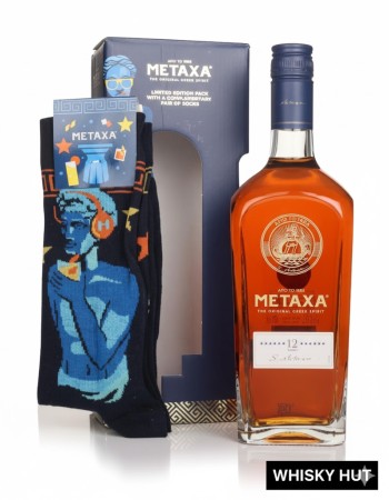 Metaxa 12 Stars Greek Spirit 70cl - Gift Set with Socks