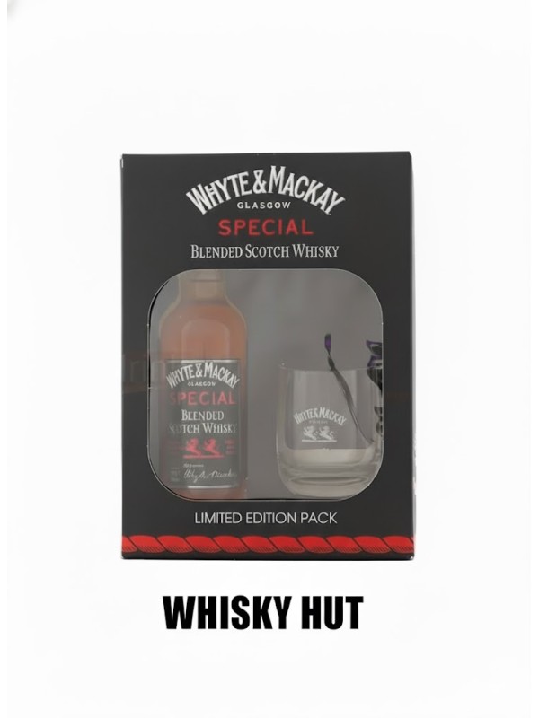 Whyte & Mackay Special Blended Scotch Whisky 35cl - Gift Set with 2 Glasses Whyte & Mackay Special Blended Scotch Whisky 35cl - Gift Set with 2 Glasses