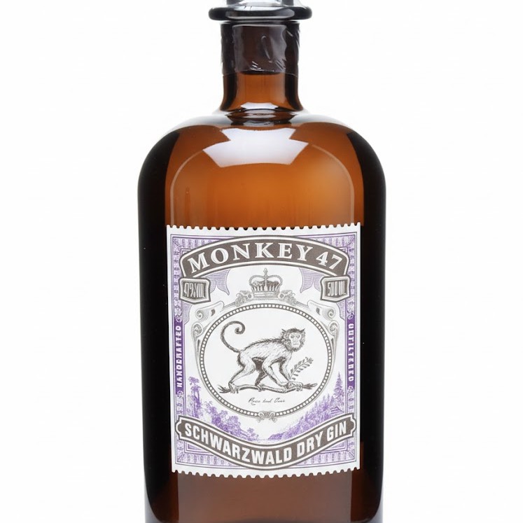 Monkey 47 Schwarzwald Dry Gin 50cl - Ultra-Premium Small Batch
