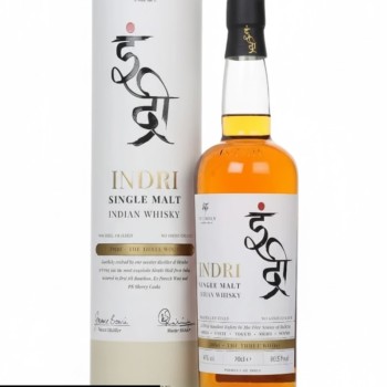 Indri Trini The Three Wood Indian Single Malt Whisky 70cl