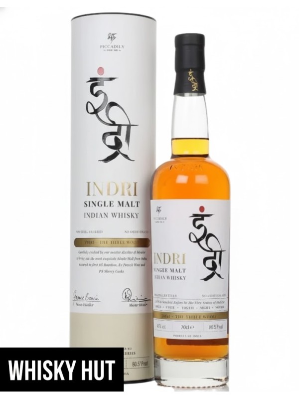 Indri Trini The Three Wood Indian Single Malt Whisky 70cl Indri Trini The Three Wood Indian Single Malt Whisky 70cl