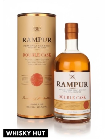 Rampur Double Cask Indian Single Malt Whisky 70cl - Tropical Aged