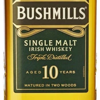 Bushmills 10 Year Old Irish Malt Whisky (70cl, 40%)