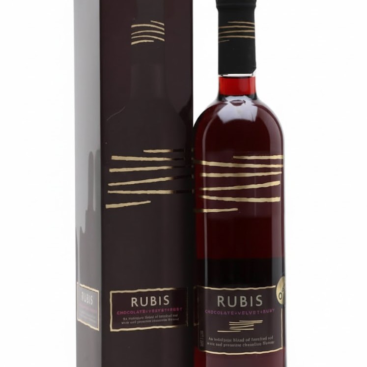 Rubis Chocolate Wine Velvet Ruby - Infused Spanish Dessert Wine 50cl
