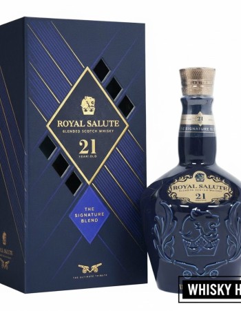 Royal Salute 21 Year Old Signature Blend 70cl - Iconic Blue Ceramic Decanter