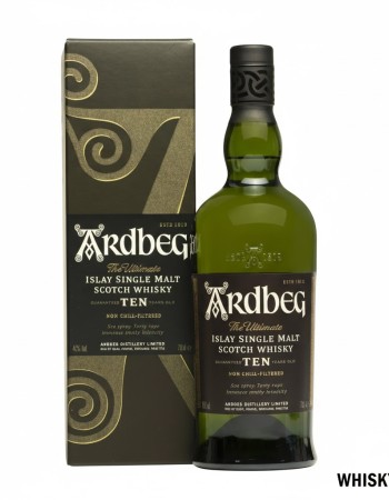 Ardbeg 10 Year Old Islay Single Malt Scotch 70cl - Ultimate Peated Icon