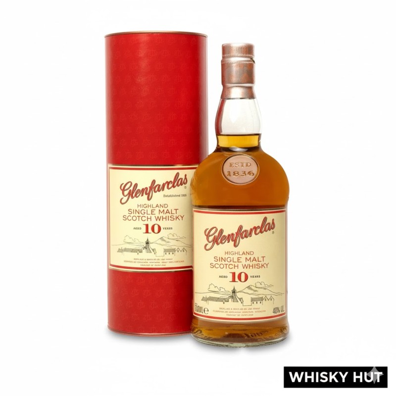 Glenfarclas 10 Year Old Single Malt Scotch Whisky 70cl - 