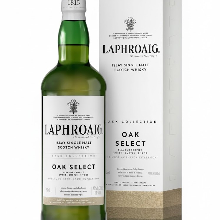 Laphroaig Oak Select Islay Single Malt Scotch Whisky 70cl - 