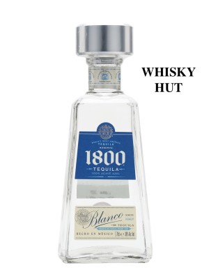 1800 Silver 100% Blue Weber Agave Tequila 70cl