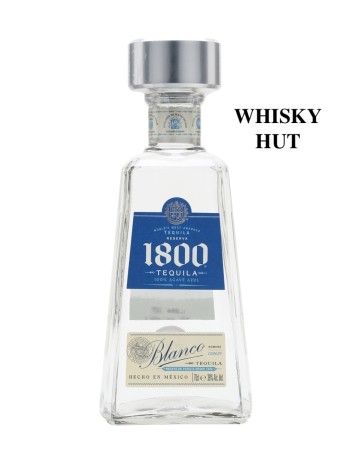 1800 Silver 100% Blue Weber Agave Tequila 70cl