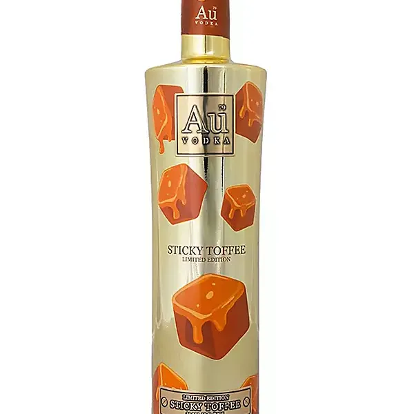 Au Vodka Limited Edition Sticky Toffee 70cl - NEW