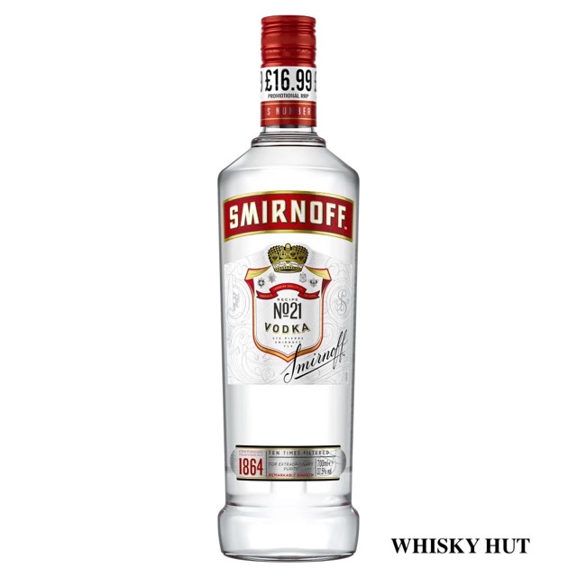 Smirnoff No. 21 Red Label Vodka 70cl PMP £16.99