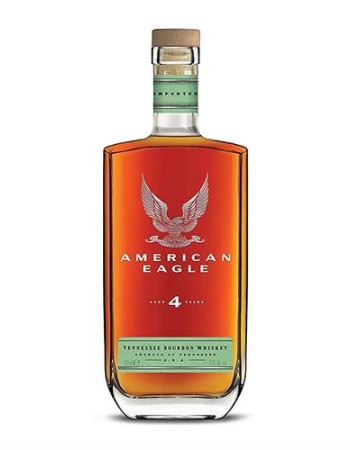AMERICAN EAGLE TENNESSEE BOURBON 4 YEAR OLD WHISKEY, 70 CL