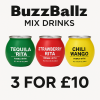 buzz ballz mix drinks 3x200ML ( 3 main flavours only ) 