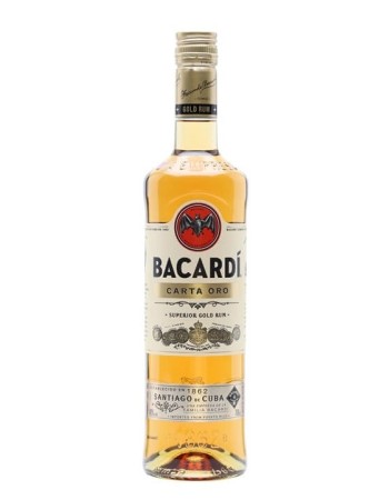 Bacardi Carta Oro Superior Gold Rum  70 cl
