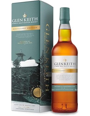 Glen Keith Distillery Edition, Speyside Single Malt Scotch Whisky,70cl, 40%.