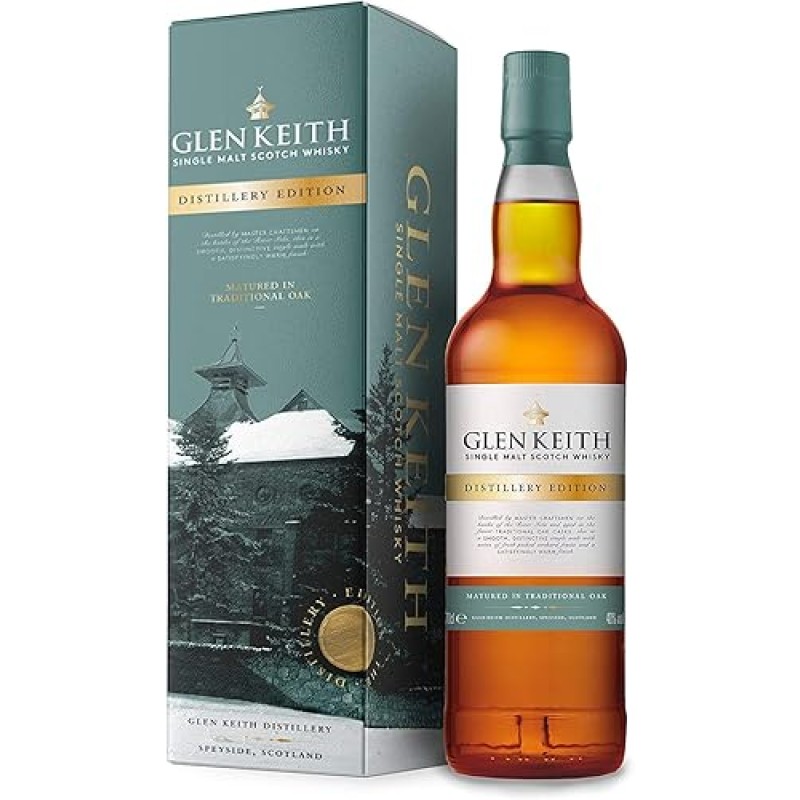 Glen Keith Distillery Edition, Speyside Single Malt Scotch Whisky,70cl, 40%.