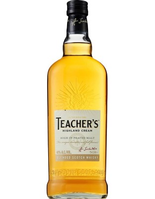 Teachers Scotch Whisky Highland Cream Blended  1 Litre Bottle - Hard To Find