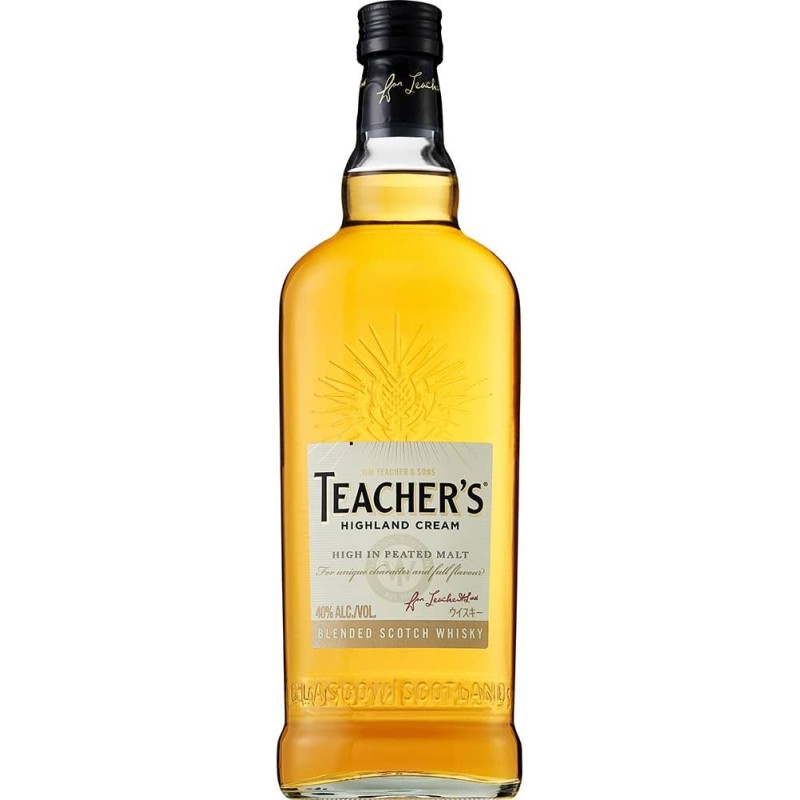 Teachers Highland Cream Blended Scotch Whisky 1 Litre Bottle