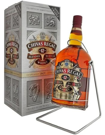 Chivas Regal 4.5L 12 Year Old Blended Scotch Whisky FREE POSTAGE 
