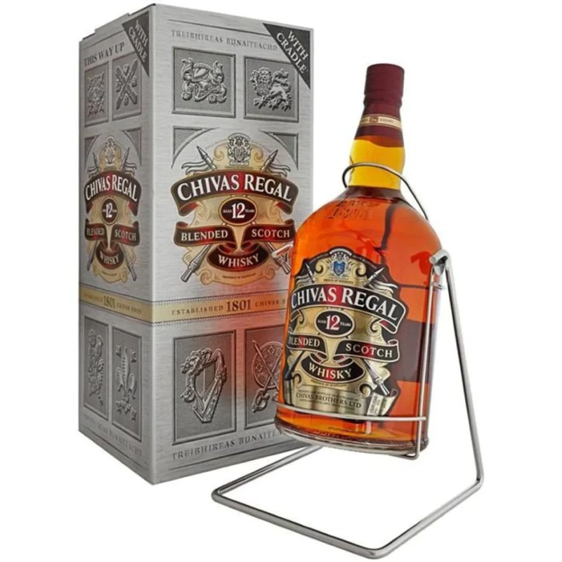 Chivas Regal 4.5L 12 Year Old Blended Scotch Whisky FREE POSTAGE  Chivas Regal 4.5L 12 Year Old Blended Scotch Whisky FREE POSTAGE
