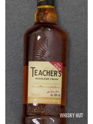 Teacher's Whisky Highland Cream Blended Scotch 70cl Price Marked £18.99 Teacher's Whisky Highland Cream Blended Scotch 70cl Price Marked £18.99