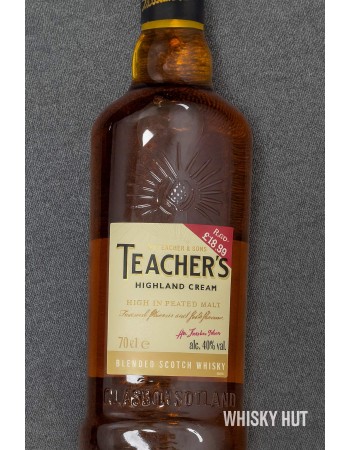 Teacher's Whisky Highland Cream Blended Scotch 70cl Price Marked £18.99