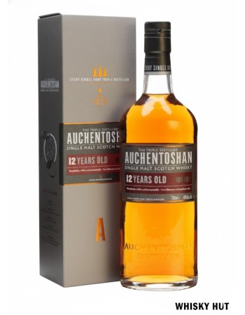Auchentoshan 12 Year Old Lowland Single Malt Scotch 70cl - Triple Distilled