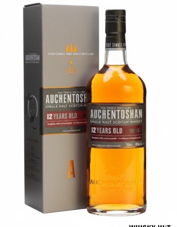 Auchentoshan 12 Year Old Lowland Single Malt Scotch 70cl - Triple Distilled