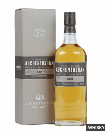 Auchentoshan Classic Lowland Single Malt Scotch 70cl - Original Triple Distilled