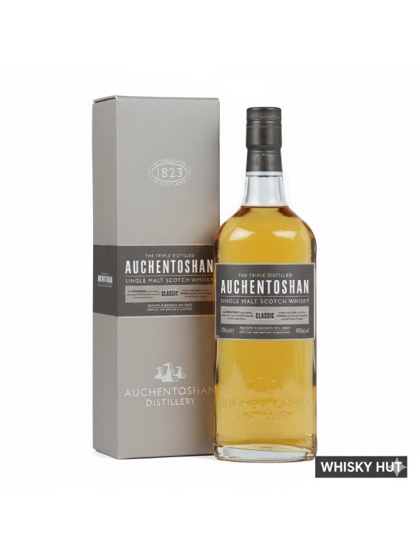 Auchentoshan Classic Lowland Single Malt Scotch 70cl - Original Triple Distilled Auchentoshan Classic Lowland Single Malt Scotch 70cl - Original Triple Distilled